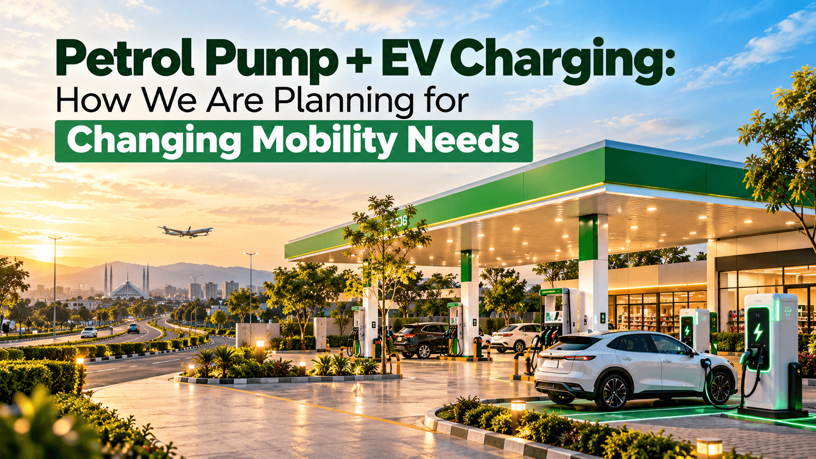 Petrol Pump & EV Charging at Aamin Housing-1